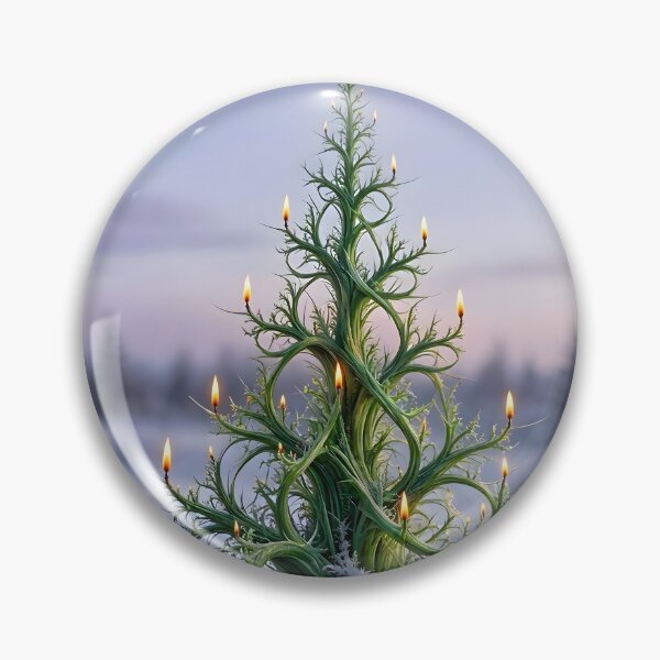 Item preview, Ethereal Fractal Christmas Tree designed and sold by Sybille-Yates.
