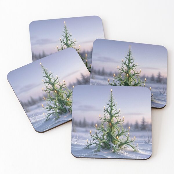 Item preview, Ethereal Fractal Christmas Tree designed and sold by Sybille-Yates.