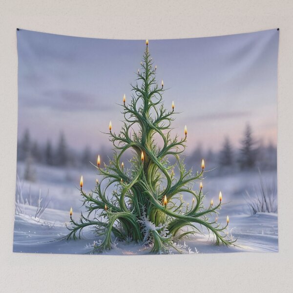 Item preview, Ethereal Fractal Christmas Tree designed and sold by Sybille-Yates.