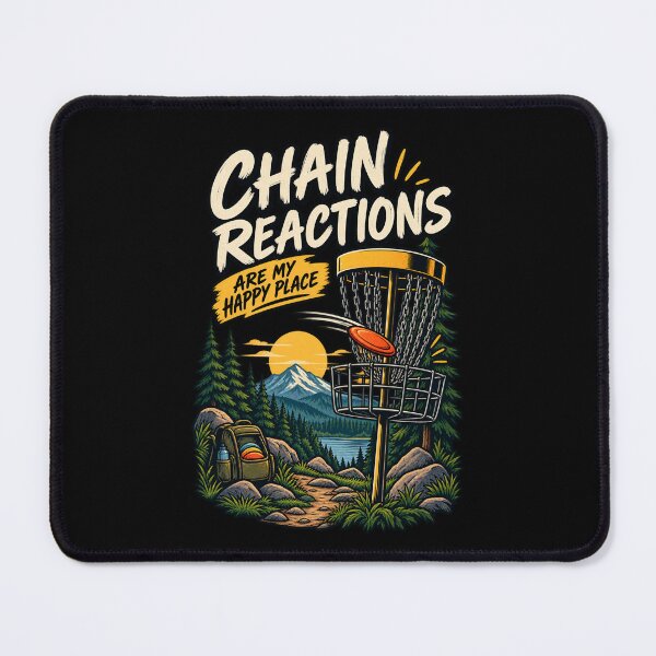 Item preview, Chain Reactions Are My Happy Place – Vintage Disc Golf Adventure designed and sold by SidTastic .