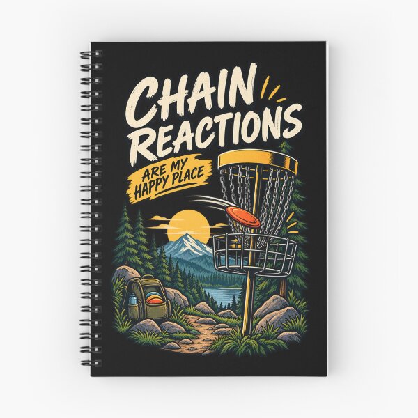 Item preview, Chain Reactions Are My Happy Place – Vintage Disc Golf Adventure designed and sold by SidTastic .