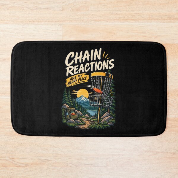 Item preview, Chain Reactions Are My Happy Place – Vintage Disc Golf Adventure designed and sold by SidTastic .
