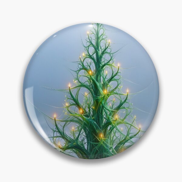 Item preview, Ethereal Fractal Christmas Tree designed and sold by Sybille-Yates.