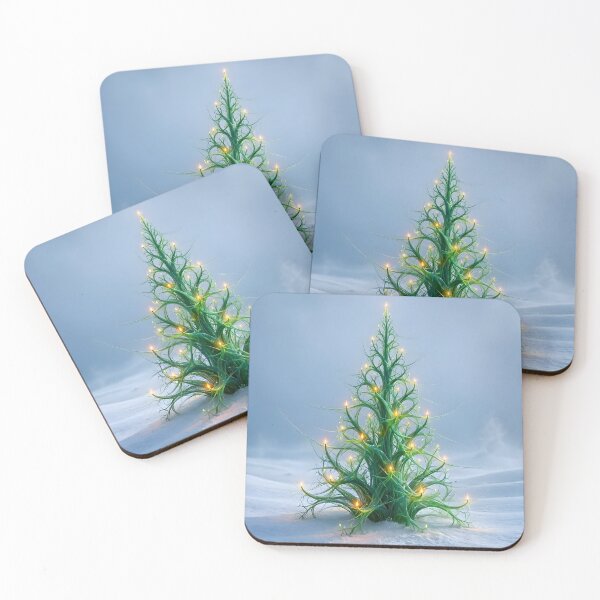 Item preview, Ethereal Fractal Christmas Tree designed and sold by Sybille-Yates.