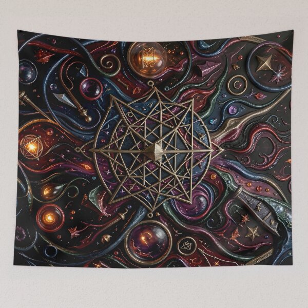 Item preview, Whimsical Alchemist Amber Lattice - Witchcore Art designed and sold by Vhelir-Art.