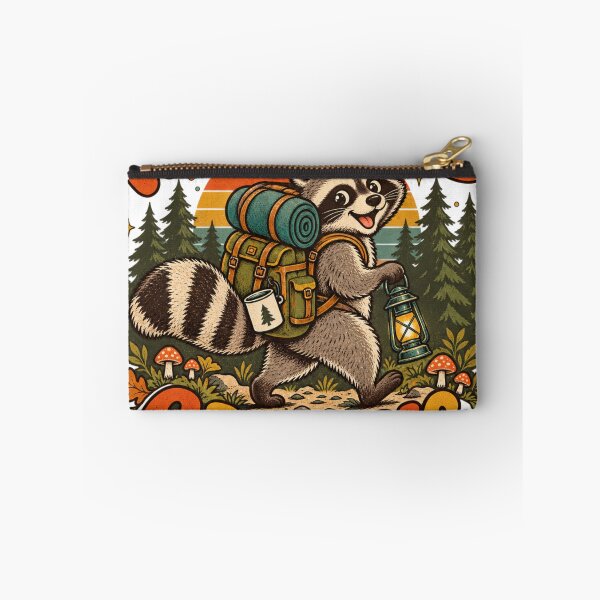 Item preview, Weekend Camping Loading – Funny Retro Raccoon Adventure designed and sold by urbinet.