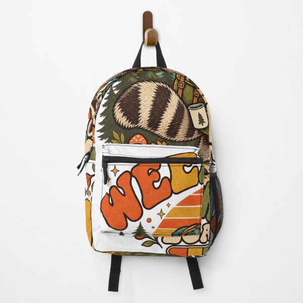 Item preview, Weekend Camping Loading – Funny Retro Raccoon Adventure designed and sold by urbinet.
