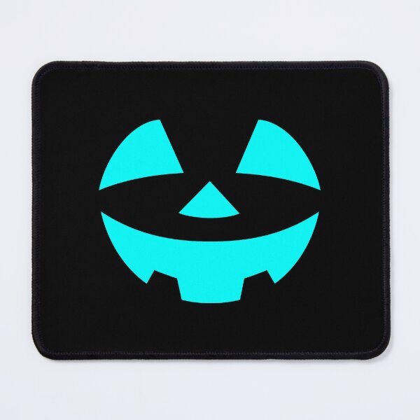 Item preview, Cyan Classic Pumpkin Face Halloween Design designed and sold by pattern-archive.