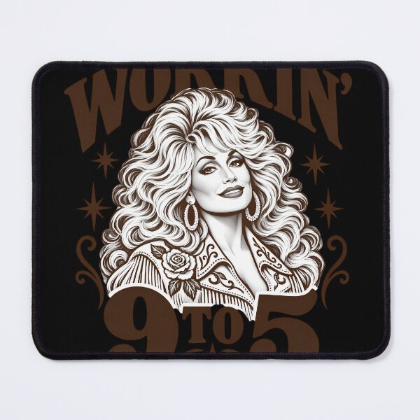 Item preview, Dolly Parton Workin 9 to 5 Retro Country Music T-Shirt designed and sold by HUTEND.