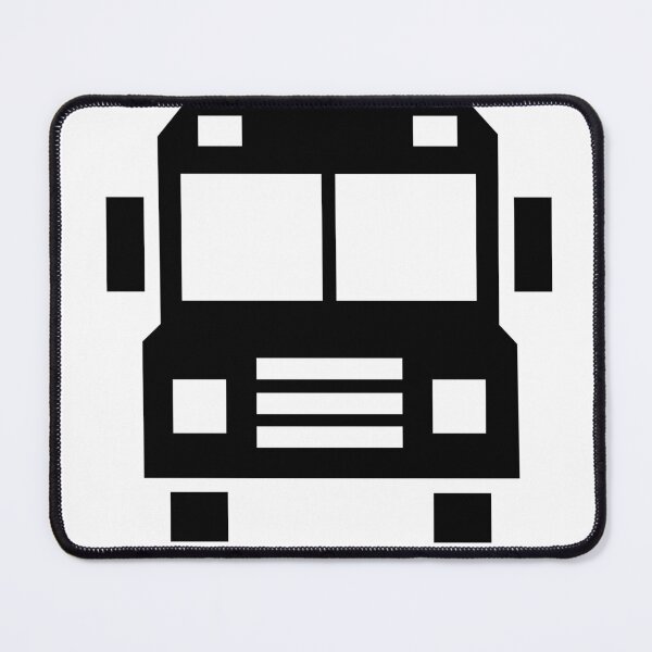 Item preview, Bus Front View – Bold Geometric Transit Design designed and sold by matybrak.