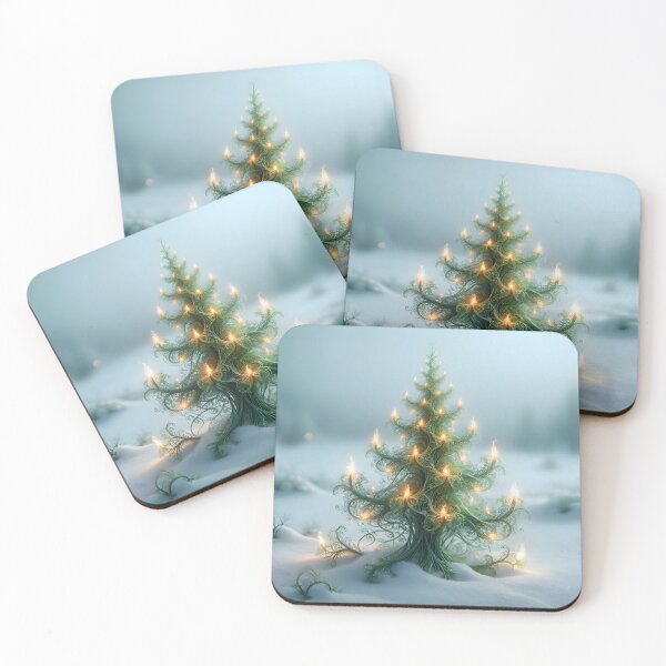 Item preview, Ethereal Fractal Christmas Tree designed and sold by Sybille-Yates.