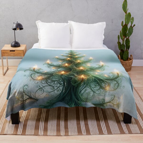 Item preview, Ethereal Fractal Christmas Tree designed and sold by Sybille-Yates.