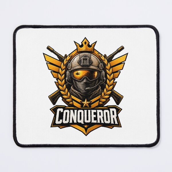 Item preview, PUBG Conqueror Inspired Gaming Design for Battle Royale Fans designed and sold by DatTurnip.
