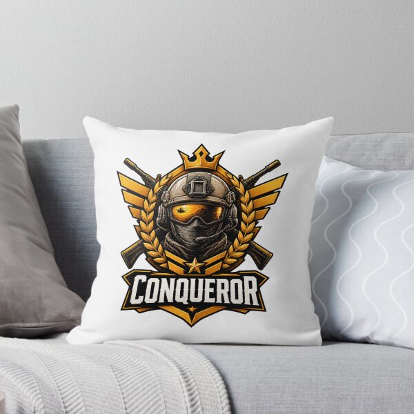 Item preview, PUBG Conqueror Inspired Gaming Design for Battle Royale Fans designed and sold by DatTurnip.