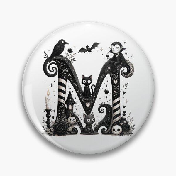 Item preview, cute gothic M designed and sold by Talpha.