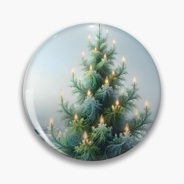 Item preview, Ethereal Fractal Christmas Tree designed and sold by Sybille-Yates.