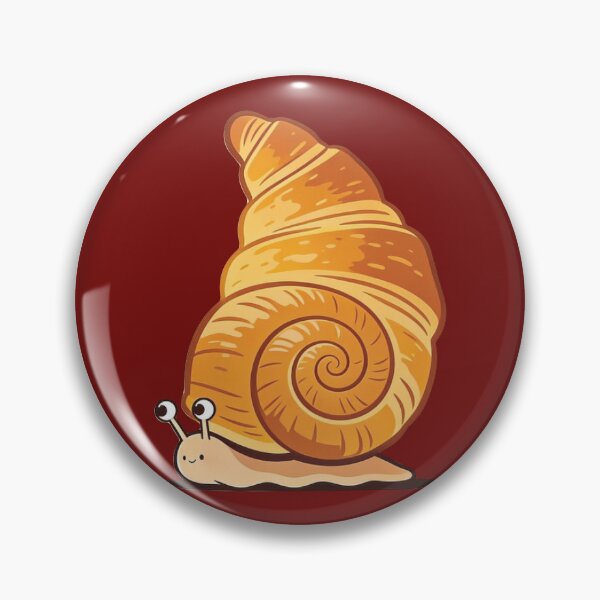 Item preview, French Pastry Croissant Shell Snail Illustration designed and sold by DesignByUmza.