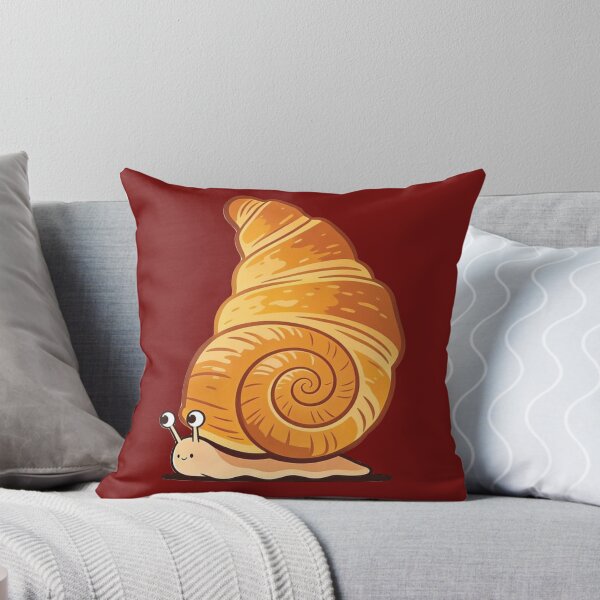 Item preview, French Pastry Croissant Shell Snail Illustration designed and sold by DesignByUmza.
