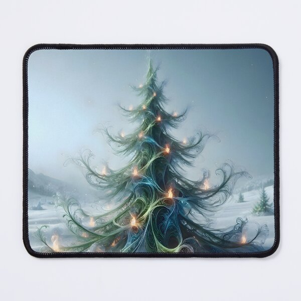 Item preview, Ethereal Fractal Christmas Tree designed and sold by Sybille-Yates.