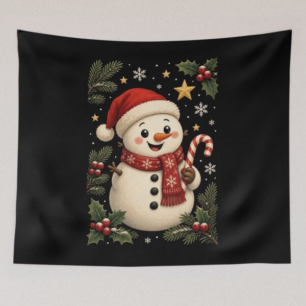 Item preview, Chunky Vintage Retro Snowman  designed and sold by BernsteinDGT.