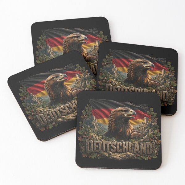 Item preview, Deutschland Heritage – Eagle & Forest Emblem designed and sold by FlagX.