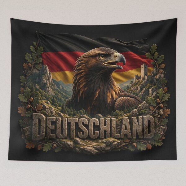 Item preview, Deutschland Heritage – Eagle & Forest Emblem designed and sold by FlagX.