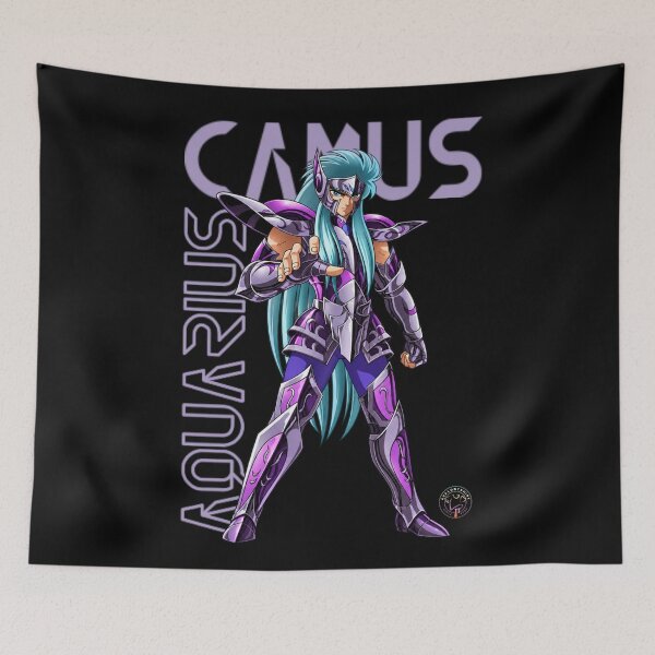 Item preview, Aquarius Camus Hades Saga Saint Seiya Anime Gold Saint Fan Art designed and sold by AvalonTshirts.