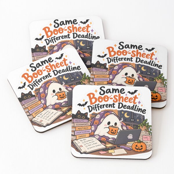 Item preview, Same Boo-sheet Different Deadline designed and sold by Purplippie.