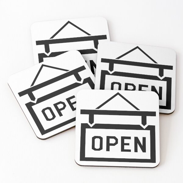 Item preview, Open for Business – Bold Hanging Shop Sign designed and sold by matybrak.