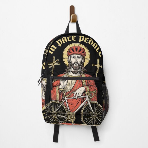 Item preview, Jesus Bicycle Pedal In Peace Vintage Cycling Cyclist designed and sold by GrandeDuc.