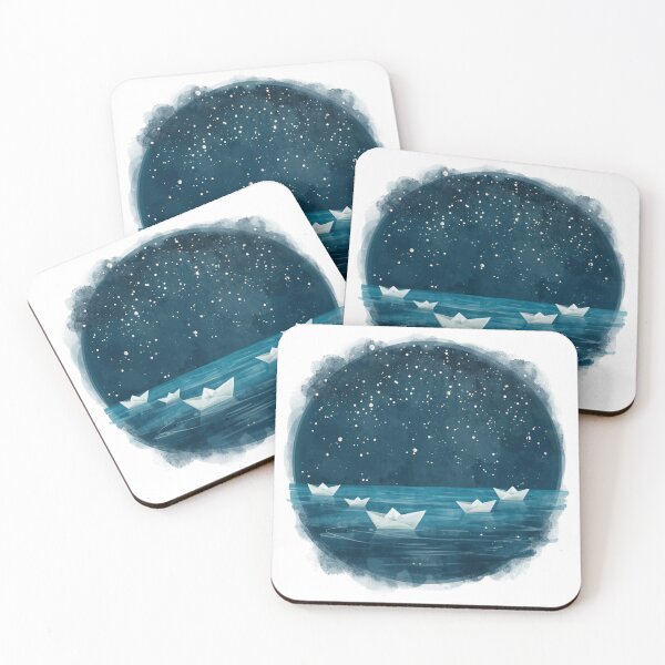 Item preview, Paper Boats Under the Stars designed and sold by catcurio.
