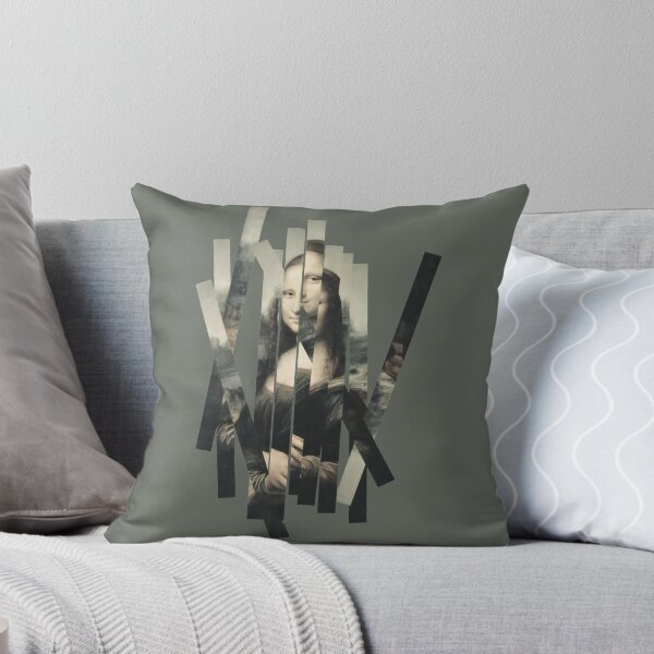 Item preview, Deconstructed Mona Lisa - Abstract Sliced Renaissance Art designed and sold by AetherNovus.