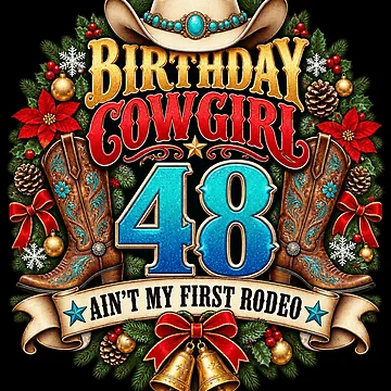 Artwork thumbnail, 40th Birthday Cowgirl Rodeo by ROUX-ART