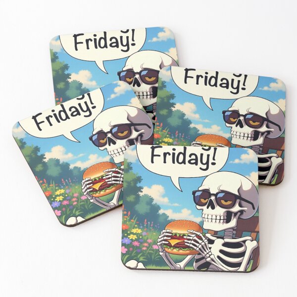 Item preview, Finally Friday Skeleton designed and sold by -Unique design--.