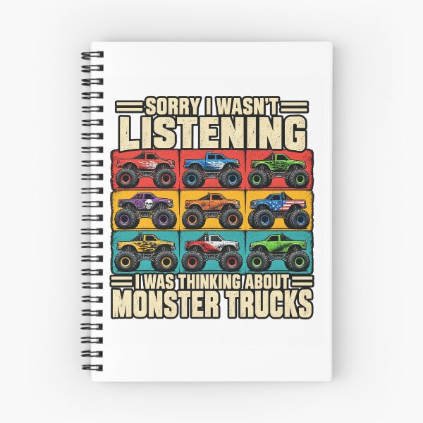 Item preview, Sorry I Wasn't Listening Monster Trucks designed and sold by ROUX-ART.
