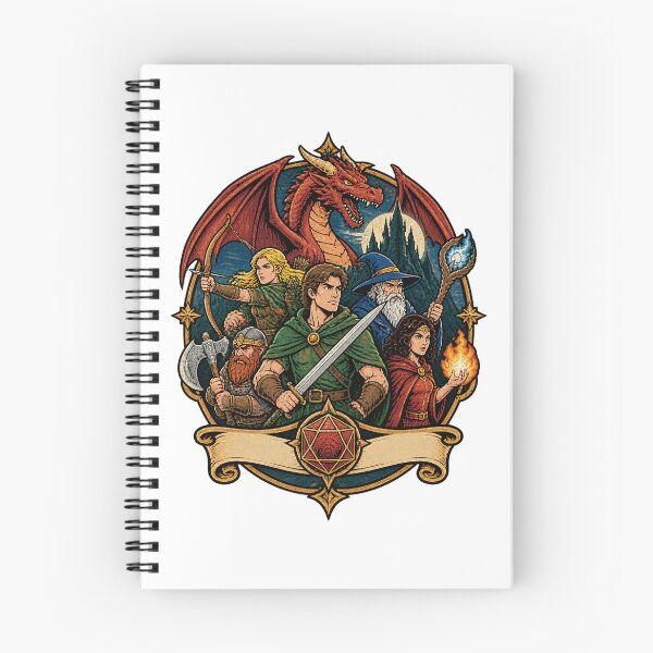 Item preview, Dungeons and Dragons Inspired Cartoon Fantasy Roleplaying Design designed and sold by sabbyismine.