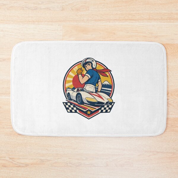 Item preview, Speed Racer Retro Japanese Racing Car Design designed and sold by sabbyismine.