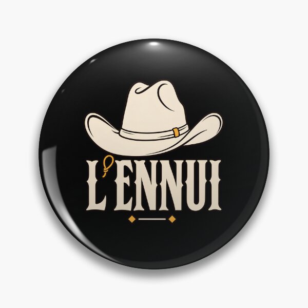 Item preview, L'Ennui Cowboy Hat Western Existential French Word designed and sold by designstoriesMK.