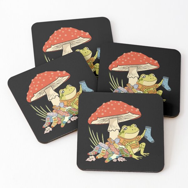 Item preview, Frog Searching for Matching Sock Autumn Cottagecore Illustration designed and sold by LeshanArt.