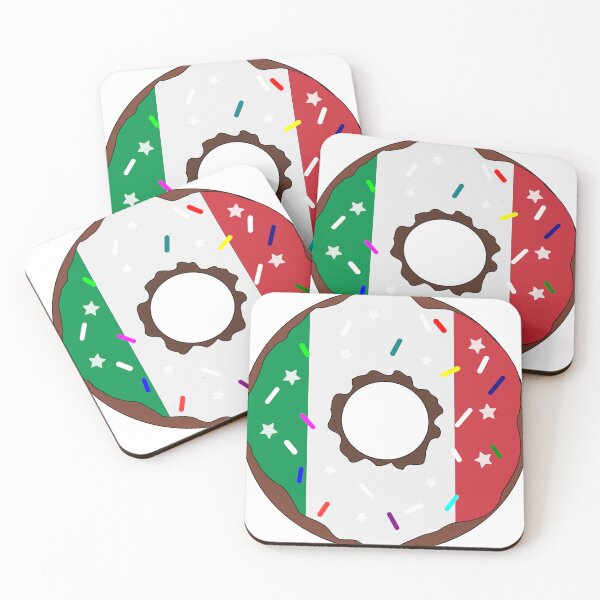 Item preview, Italy Flag Donut – Colorful Sprinkles Country Pride designed and sold by TheIconSmith.