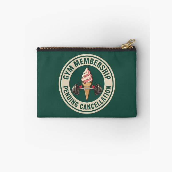 Item preview, Funny Ice Cream Barbell Gym Membership Lapsed Badge designed and sold by DripCultureLab.