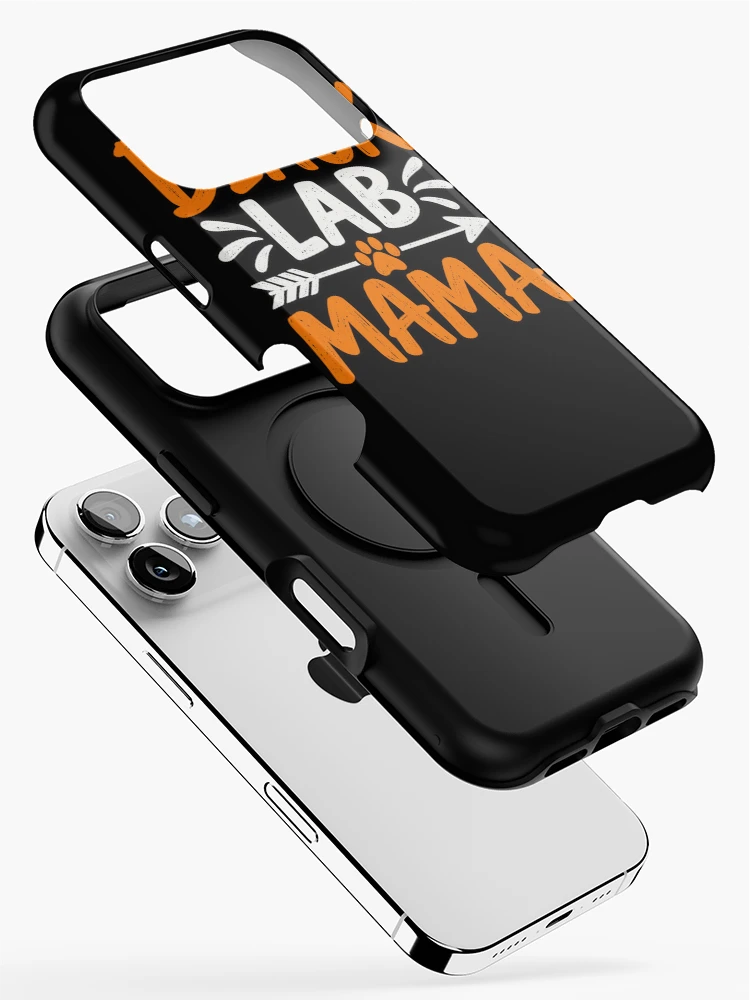 Thumbnail 2 of 4, iPhone Case, Black Lab Mania designed and sold by ROUX-ART.
