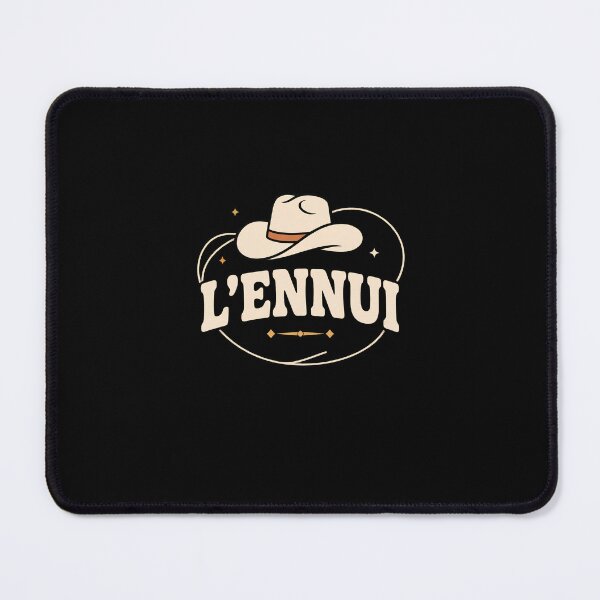 Item preview, L'Ennui Western Cowboy Cowgirl French Phrase designed and sold by designstoriesMK.
