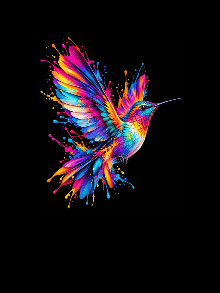 Thumbnail 4 of 4, iPhone Case, Colorful Hummingbird in Flight designed and sold by ROUX-ART.
