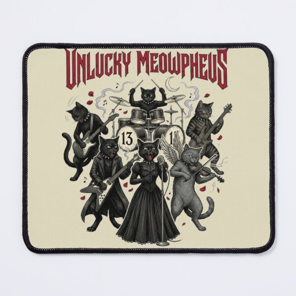 Item preview, Unlucky Morpheus Metal Cat Band Black Cat Symphonic Metal Gothic Heavy Metal Cat Gift, Violin Cat Rock Cat Lover Gift designed and sold by FurRealStudioCo.