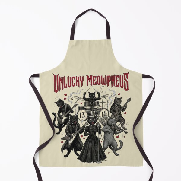Item preview, Unlucky Morpheus Metal Cat Band Black Cat Symphonic Metal Gothic Heavy Metal Cat Gift, Violin Cat Rock Cat Lover Gift designed and sold by FurRealStudioCo.