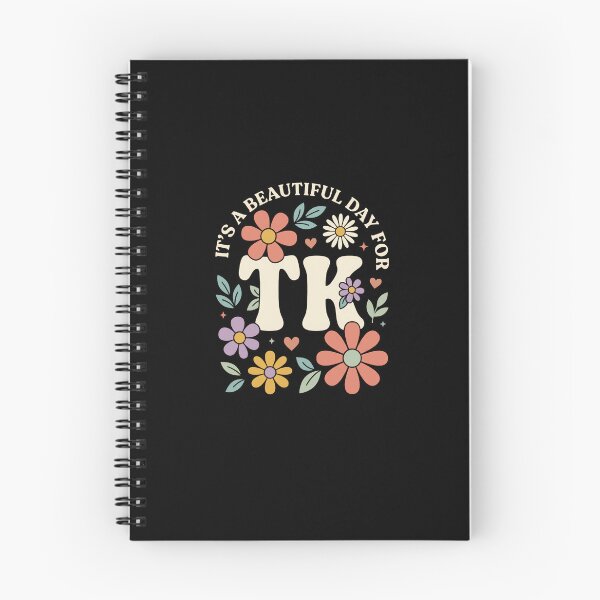 Item preview, It's A Beautiful Day For Tk Initial Letter Monogram Flower Gift designed and sold by designstoriesMK.