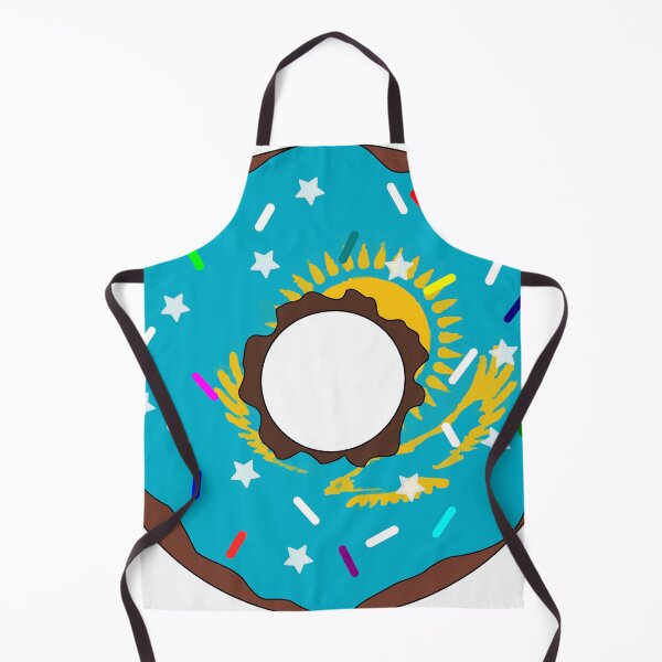 Item preview, Kazakhstan Flag Donut – Colorful Sprinkles Country Pride designed and sold by TheIconSmith.