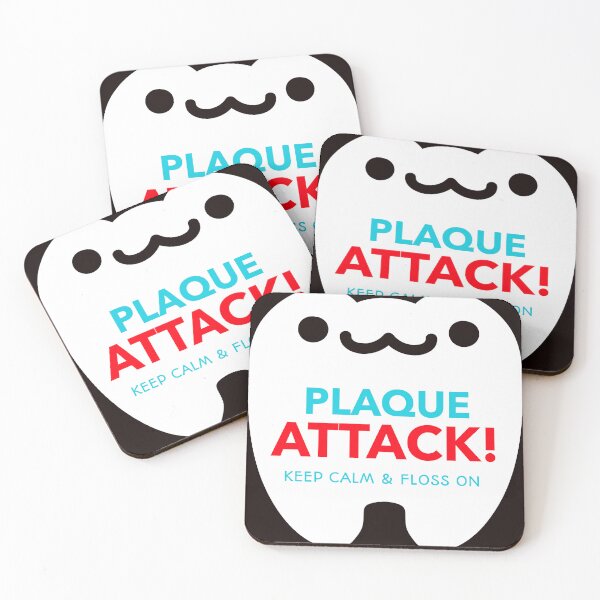 Item preview, Plaque Attack! - Funny Dental Hygienist & Dentist T-Shirt designed and sold by Da Here Market.