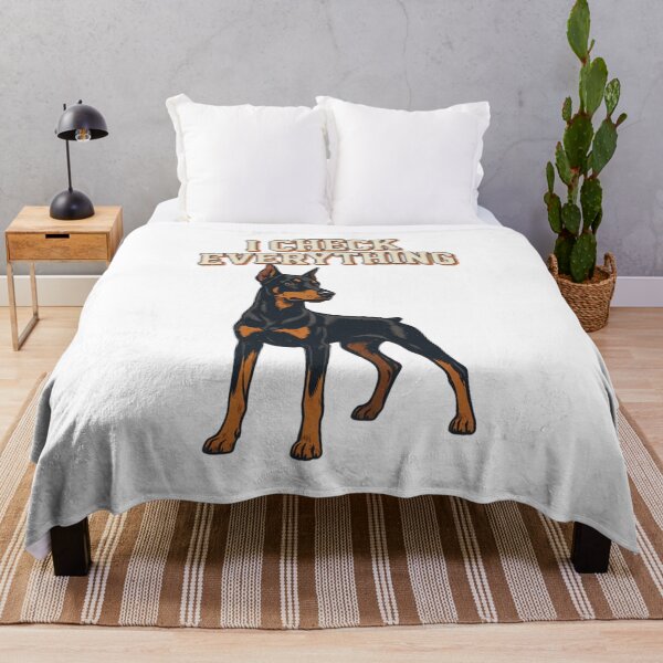 Item preview, Doberman - Funny Dog | I Check Everything designed and sold by No Excuses Supply.
